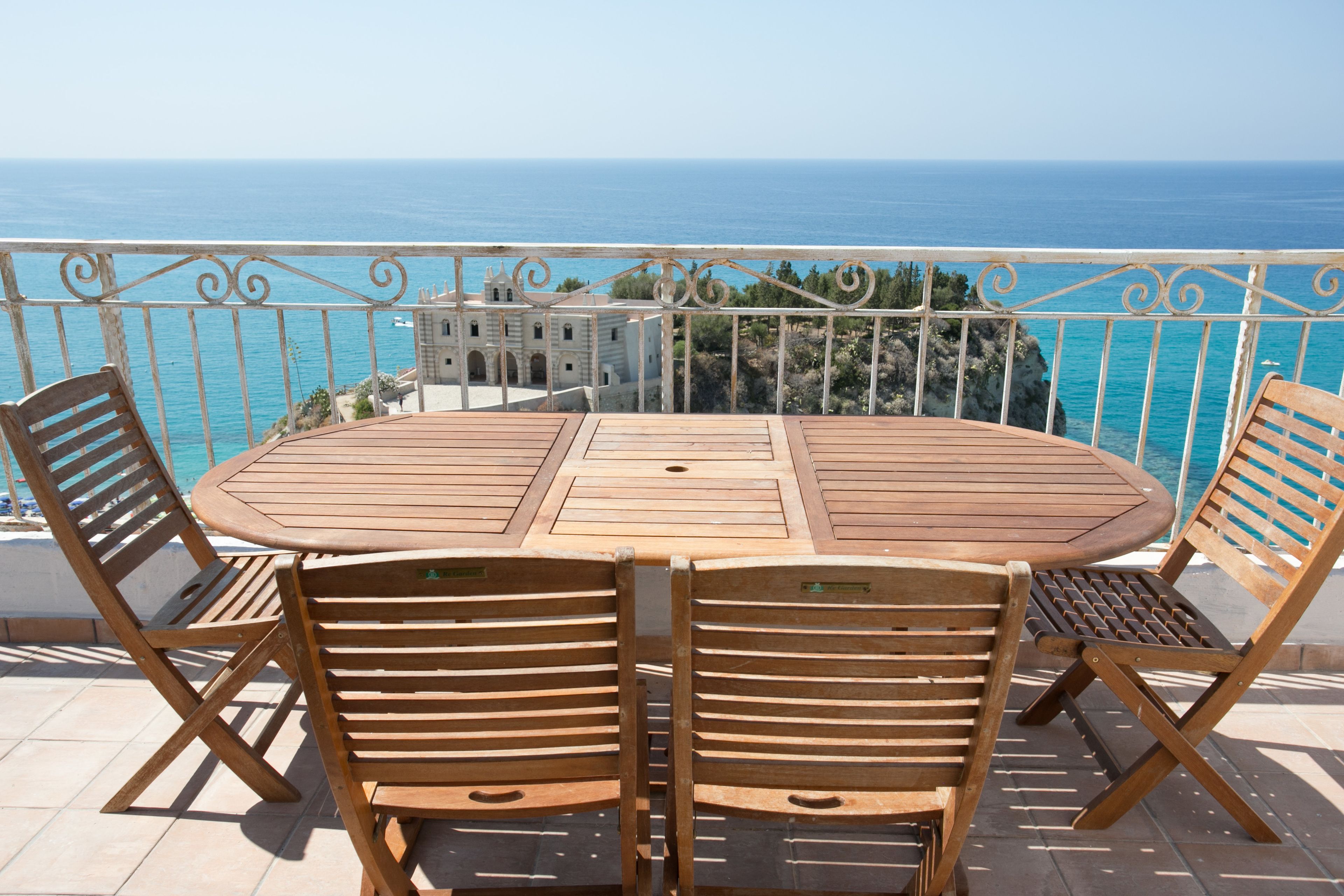 Blick von der Unterkunft