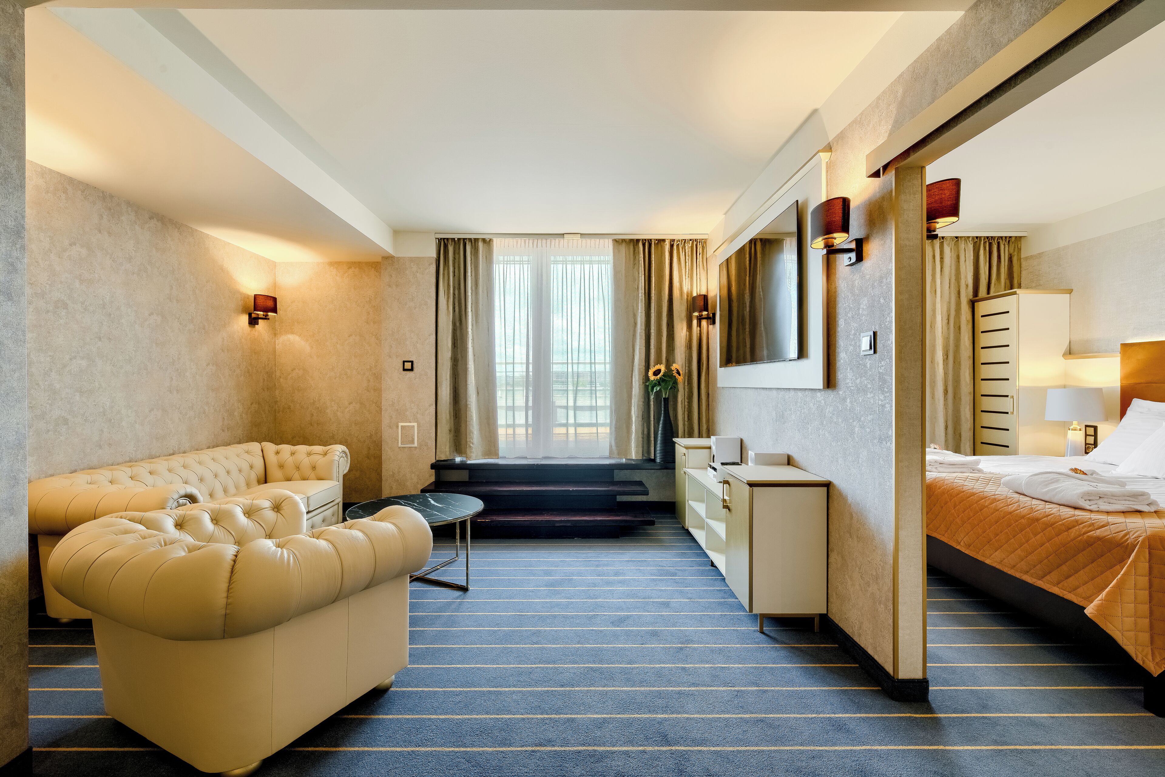 apartment | in-room safe, desk, soundproofing, iron/ironing board