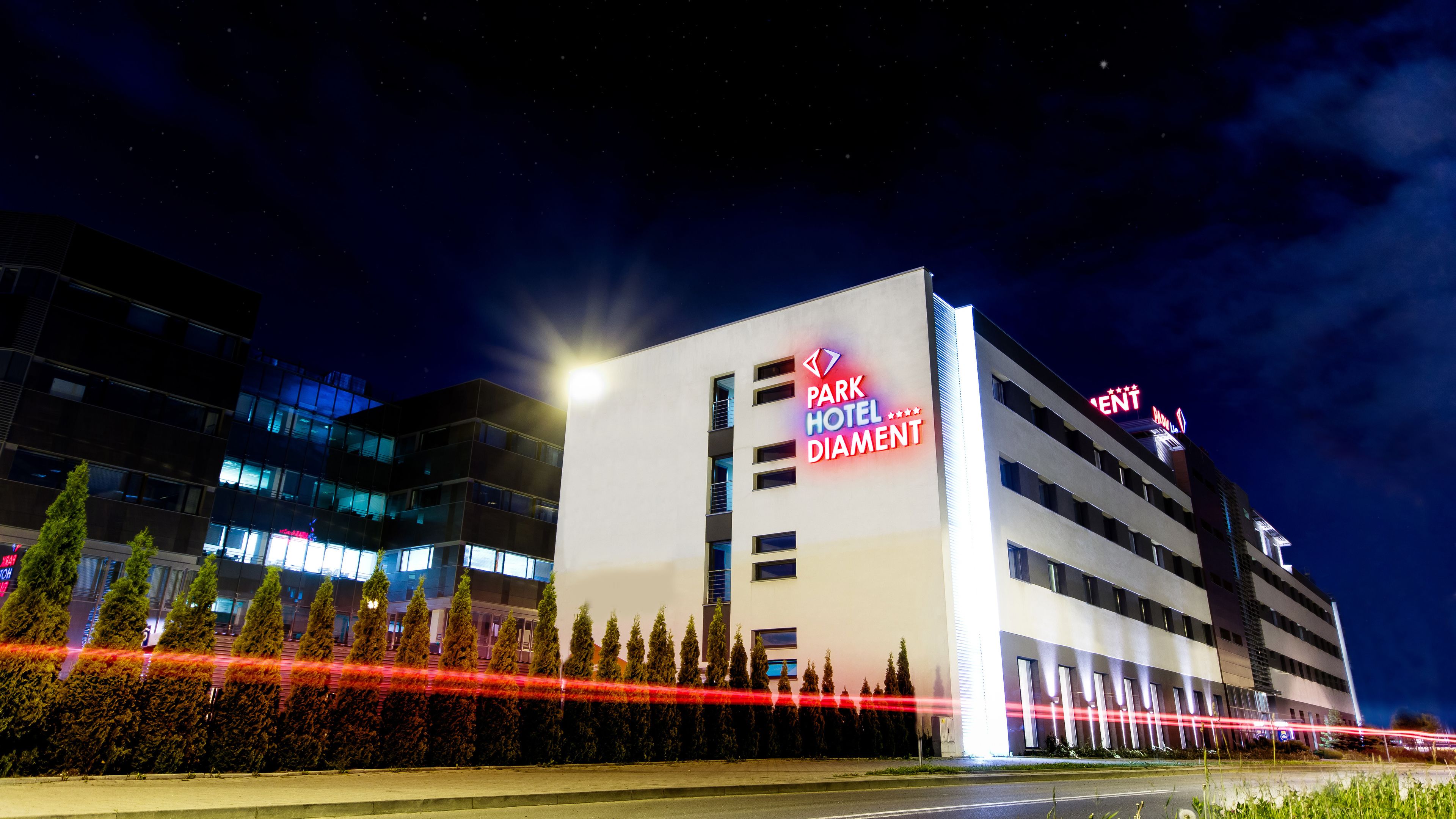 front of property – evening/night