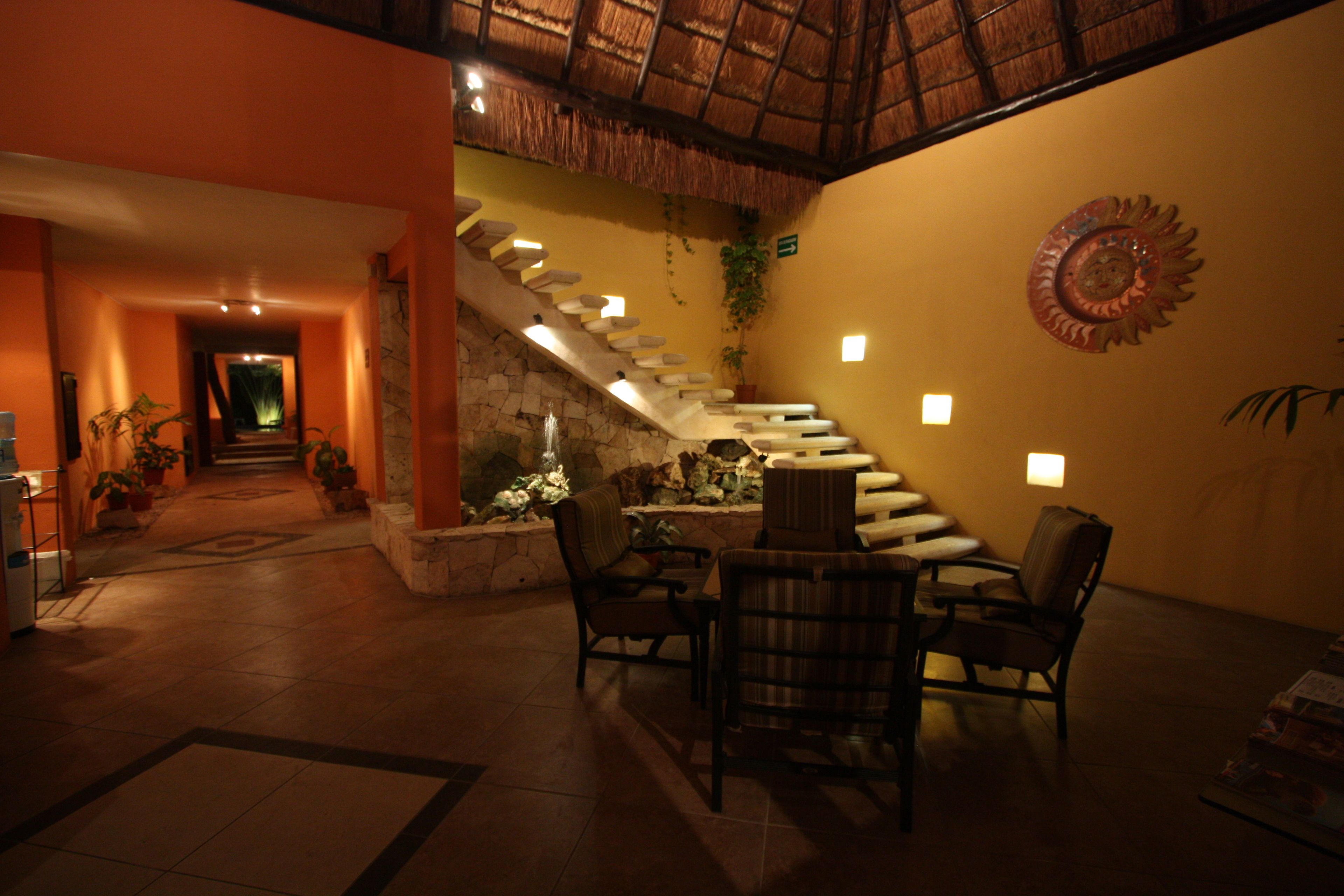 Sitteområde i lobbyen