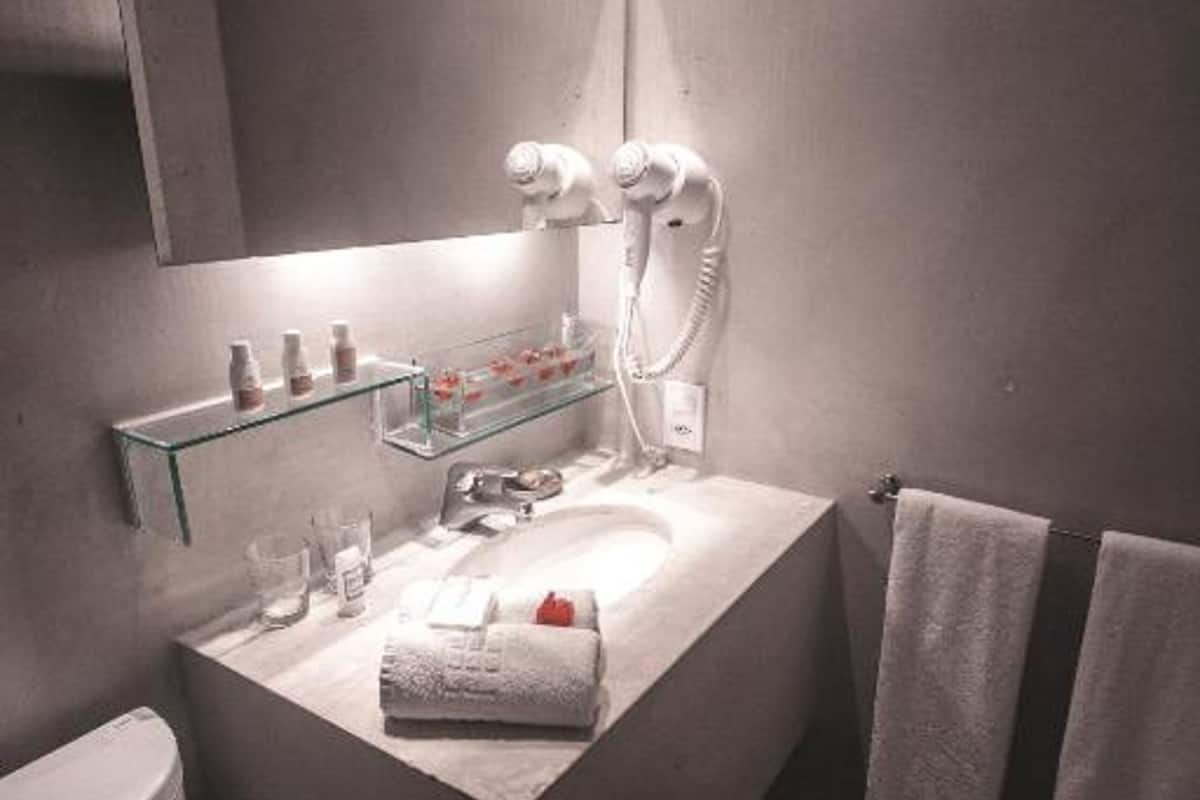 Superior B | Bagno | Doccia, set di cortesia gratuito, asciugamani