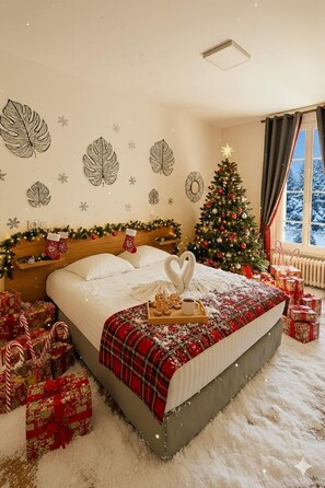 Double Room | Premium bedding, individually decorated, individually furnished, desk - L'Hôtel du Cirque (Troyes)