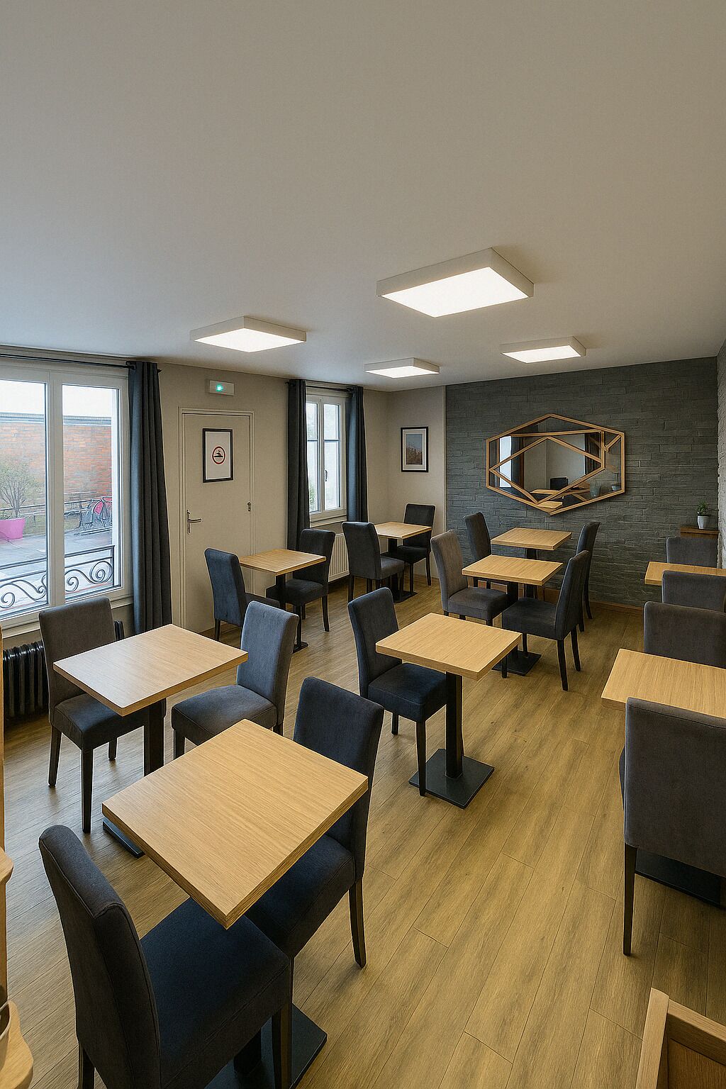 Päivittäinen mannermainen aamiainen (11 EUR per henkilö)