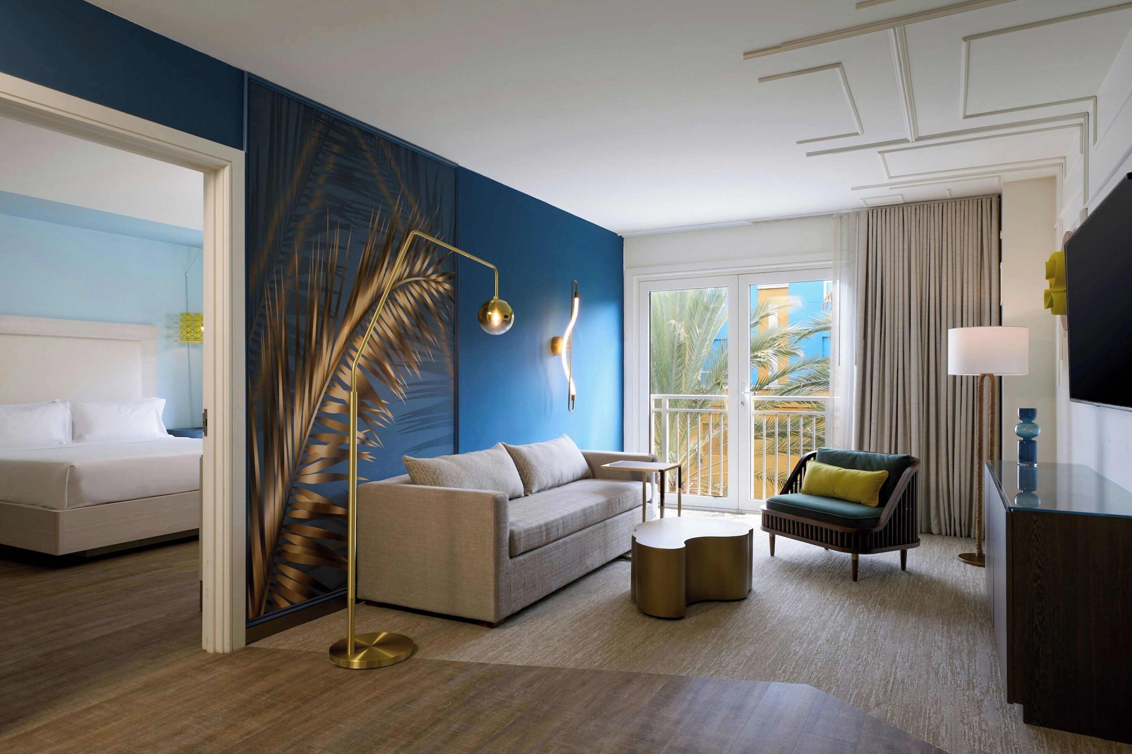 executive suite, 1 bedroom, non smoking, resort view (balcony) | 1 bedroom, premium bedding, pillow-top beds, in-room safe