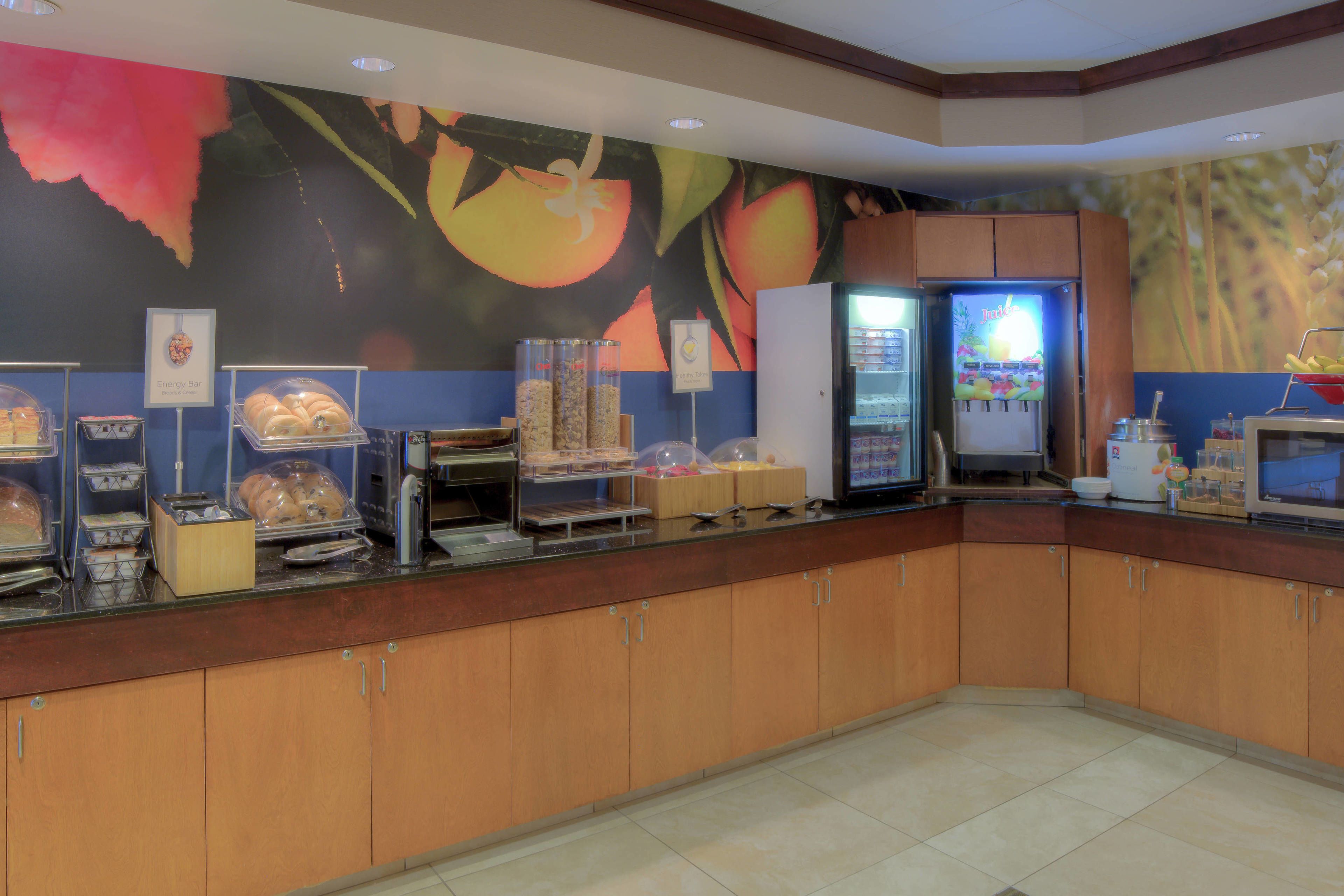 free daily buffet breakfast