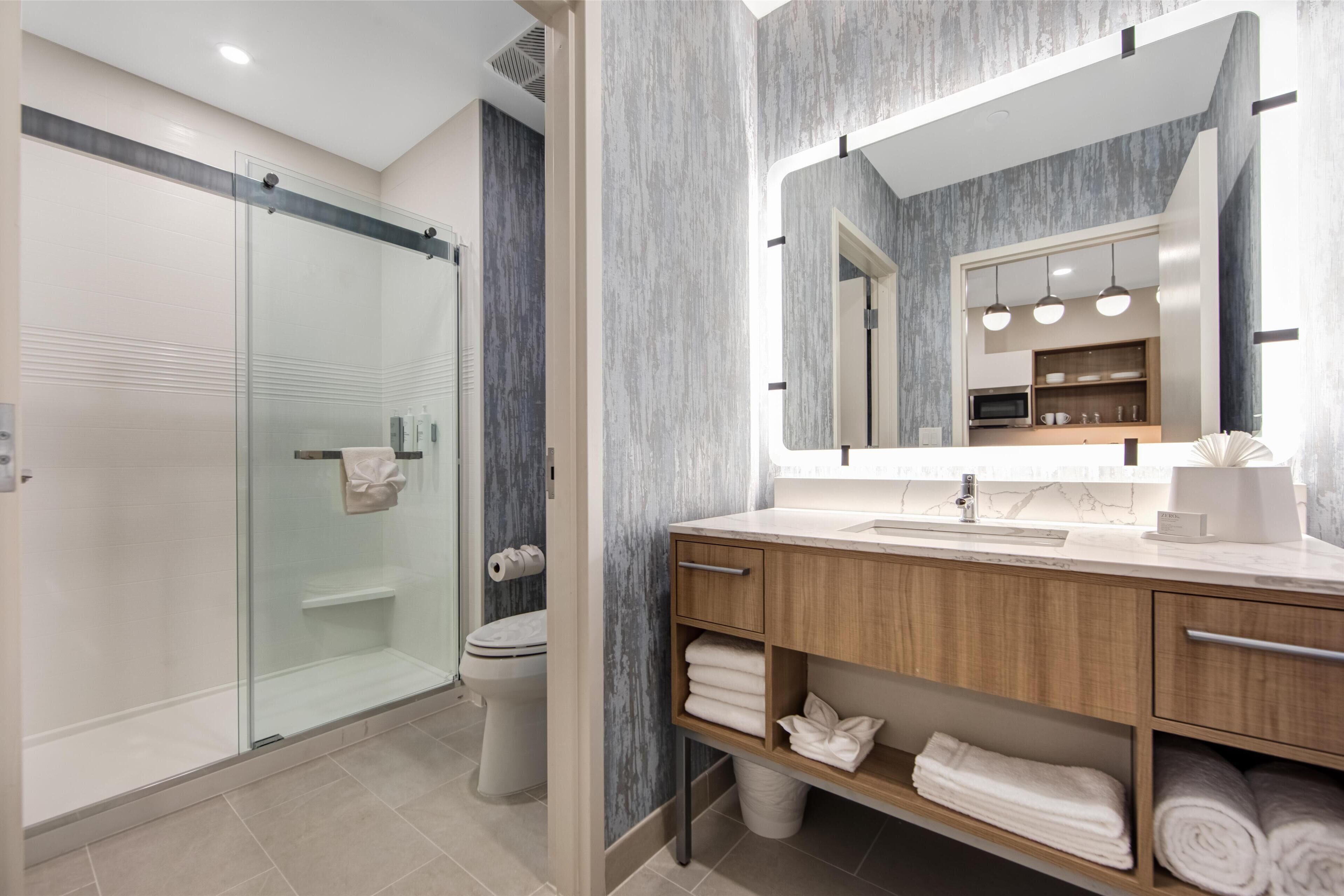 Douche de la salle de bain