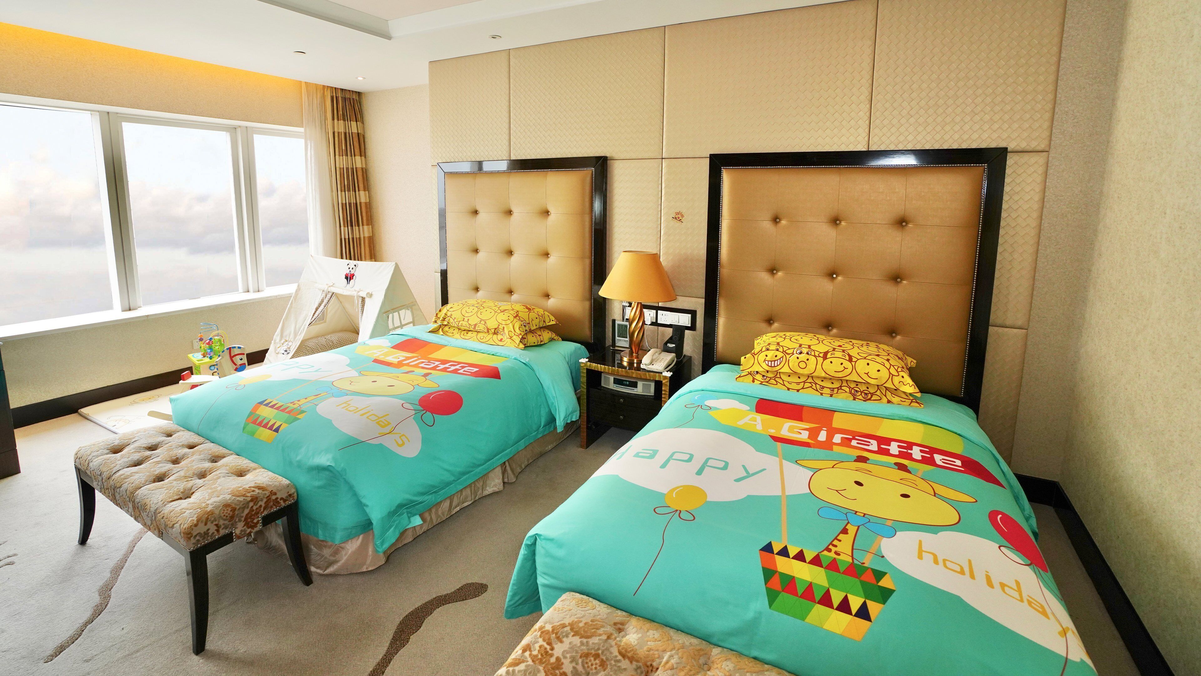 Classic Room, 2 Double Beds (Kids Theme) | Down comforters, minibar, in-room safe, desk