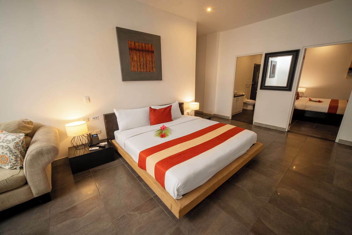 2 Bedroom Suite with Private Pool | 1 chambre, literie de qualité, couette en duvet