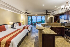 Studio Suite Ocean View | Premium bedding, down duvets, pillow-top beds, minibar - Shana by the Beach Manuel Antonio (Quepos)