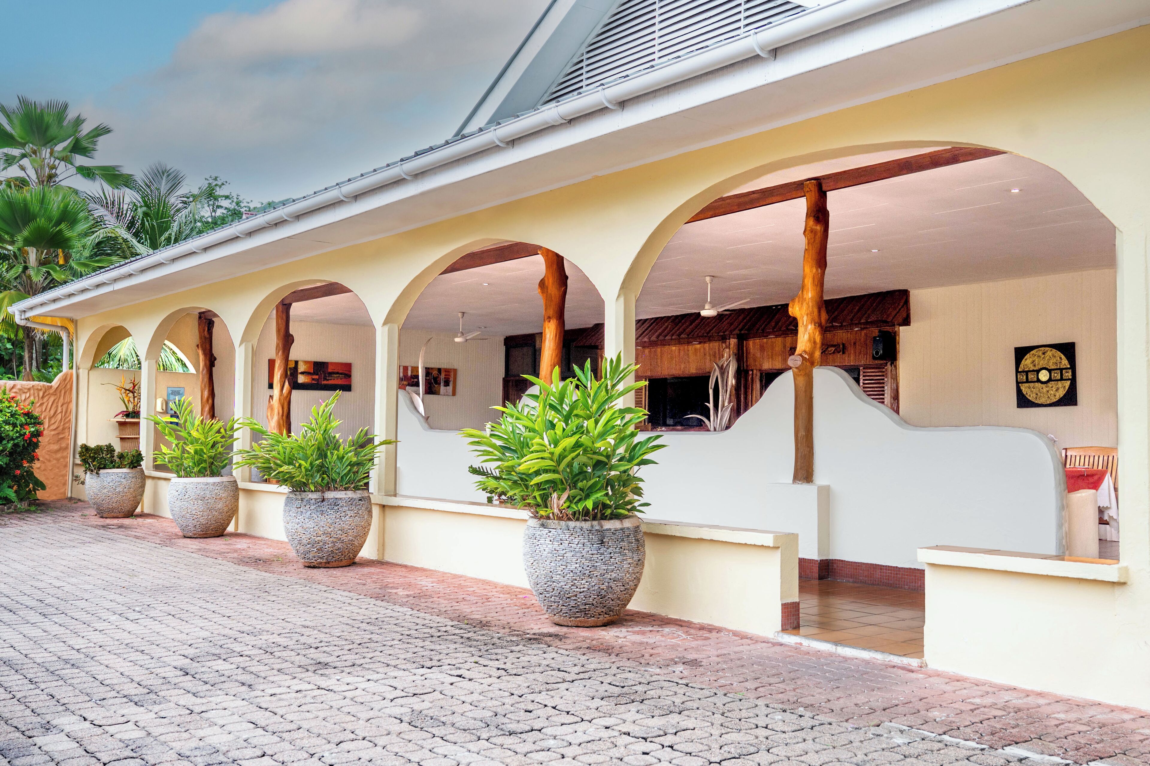 Facciata della struttura