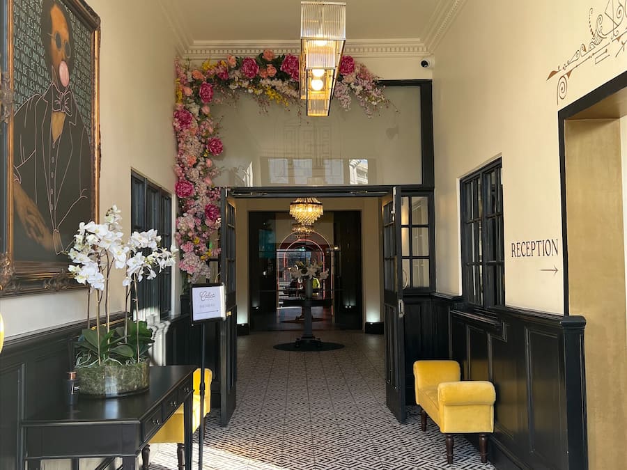 Entrada de l'allotjament