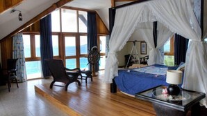 Junior Suite, 1 Queen Bed, Ocean View | Minibar, in-room safe, desk, rollaway beds (surcharge) - Patatran Village (La Digue)