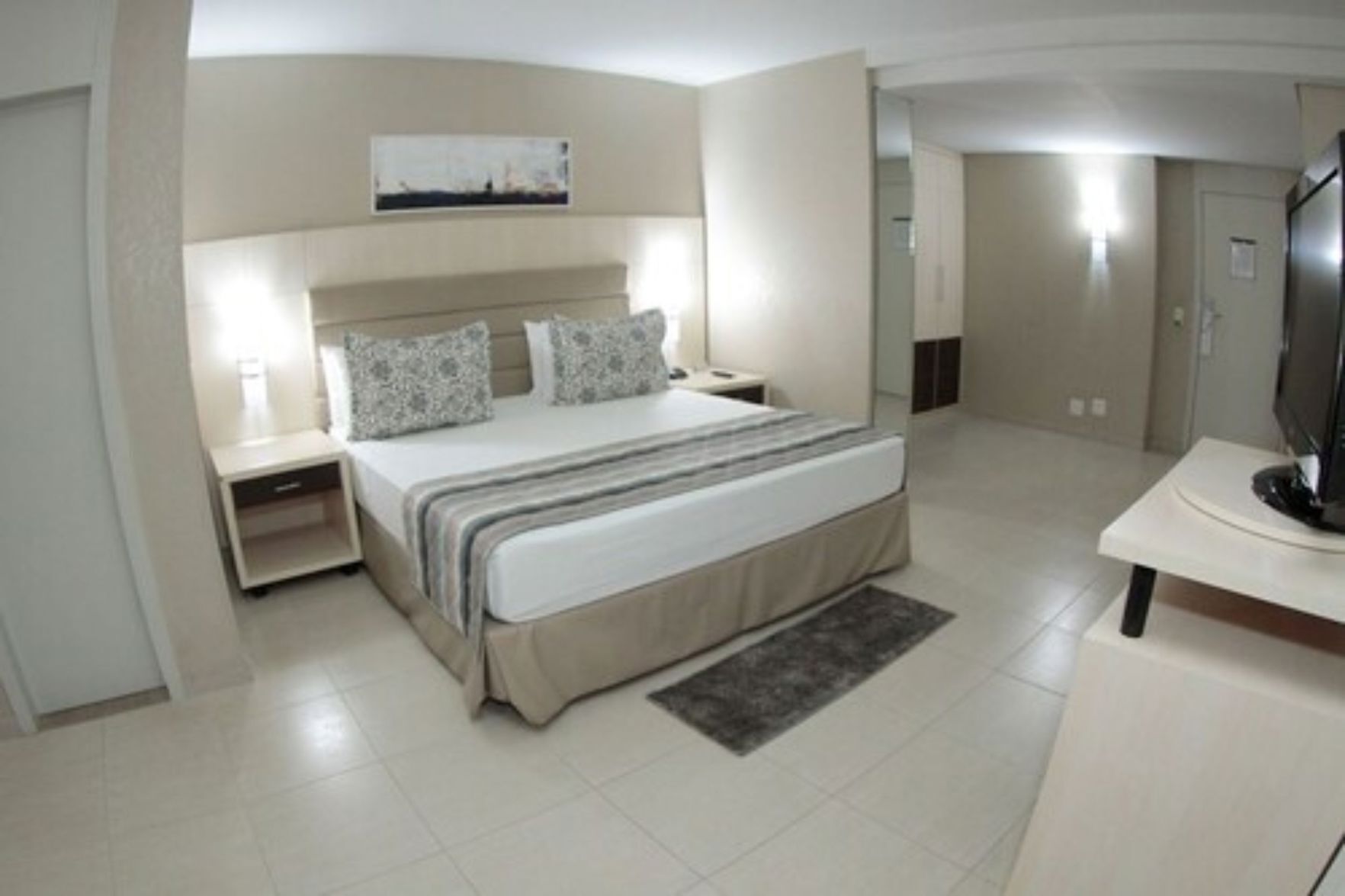 In-room safe, desk, laptop workspace, soundproofing