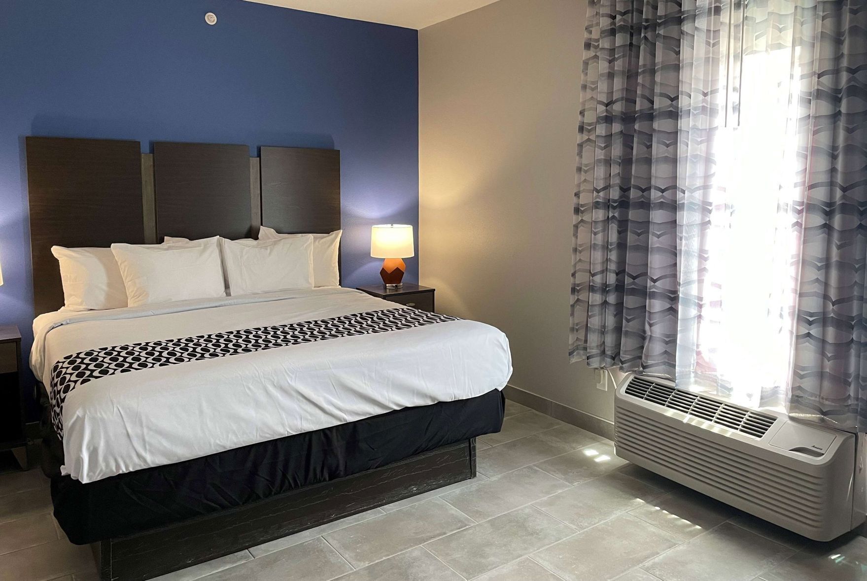 Premium bedding, down duvets, individually decorated