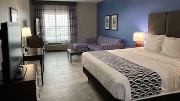 Room, 1 King Bed, Accessible, Non Smoking | Premium bedding, down duvets, individually decorated