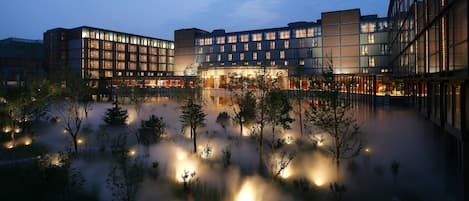 Front of property - evening/night