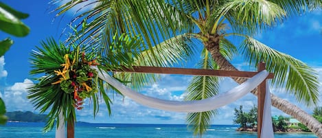 Espace mariage en plein air