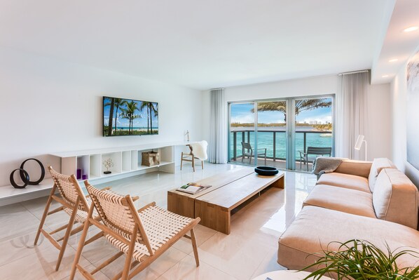Apartment, 2 Bedrooms, Waterfront | Hypo-allergenic bedding, in-room safe, desk, laptop workspace - Beach Haus Bal Harbour (Bal Harbour)
