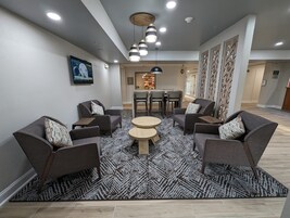 Sala de estar en el lobby