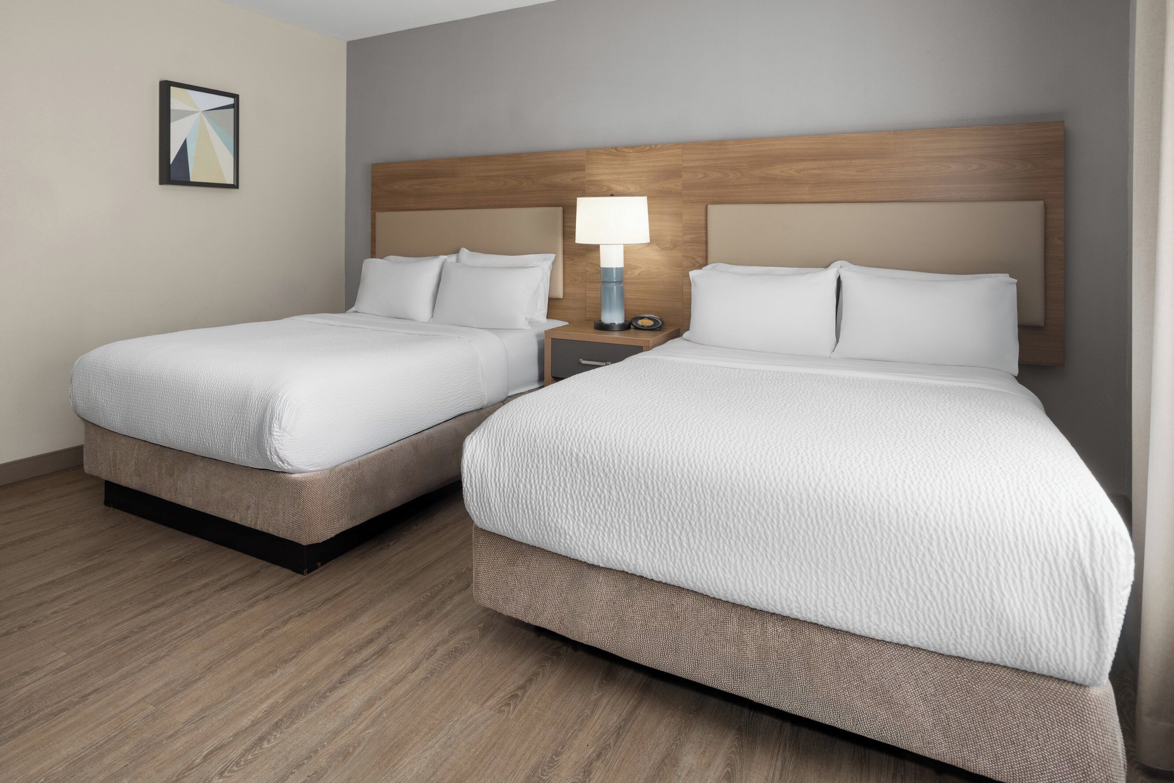 Studio Suite, 2 Queen Beds, Accessible (Accessible Tub) | In-room safe, individually furnished, desk, laptop workspace