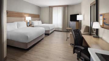 Studio Suite, 2 Queen Beds | In-room safe, individually furnished, desk, laptop workspace