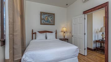 Executive kamer, 2 queensize bedden | Lakens van Egyptisch katoen, luxe beddengoed, pillowtop-bedden