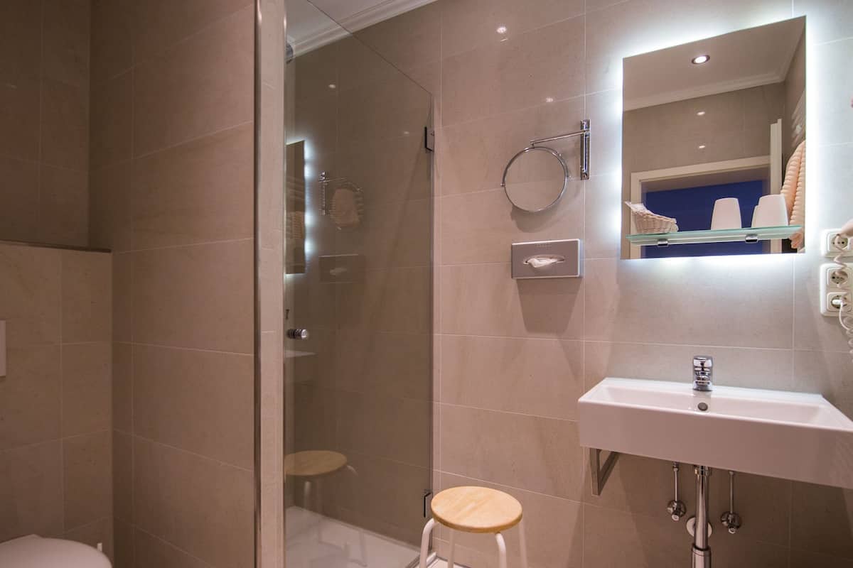 free toiletries, hair dryer, bathrobes, slippers