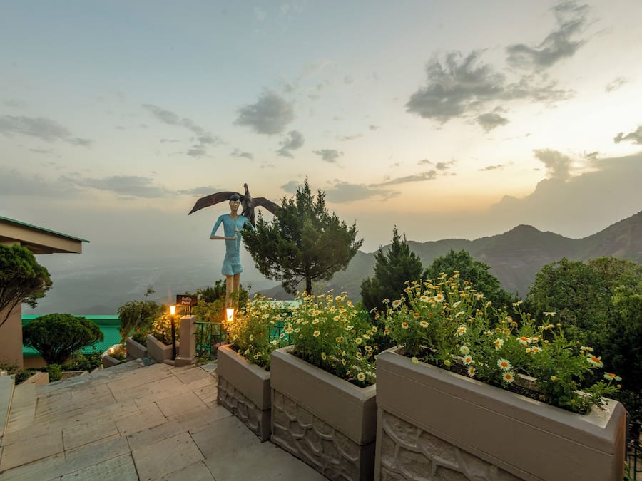 Uitzicht vanuit accommodatie