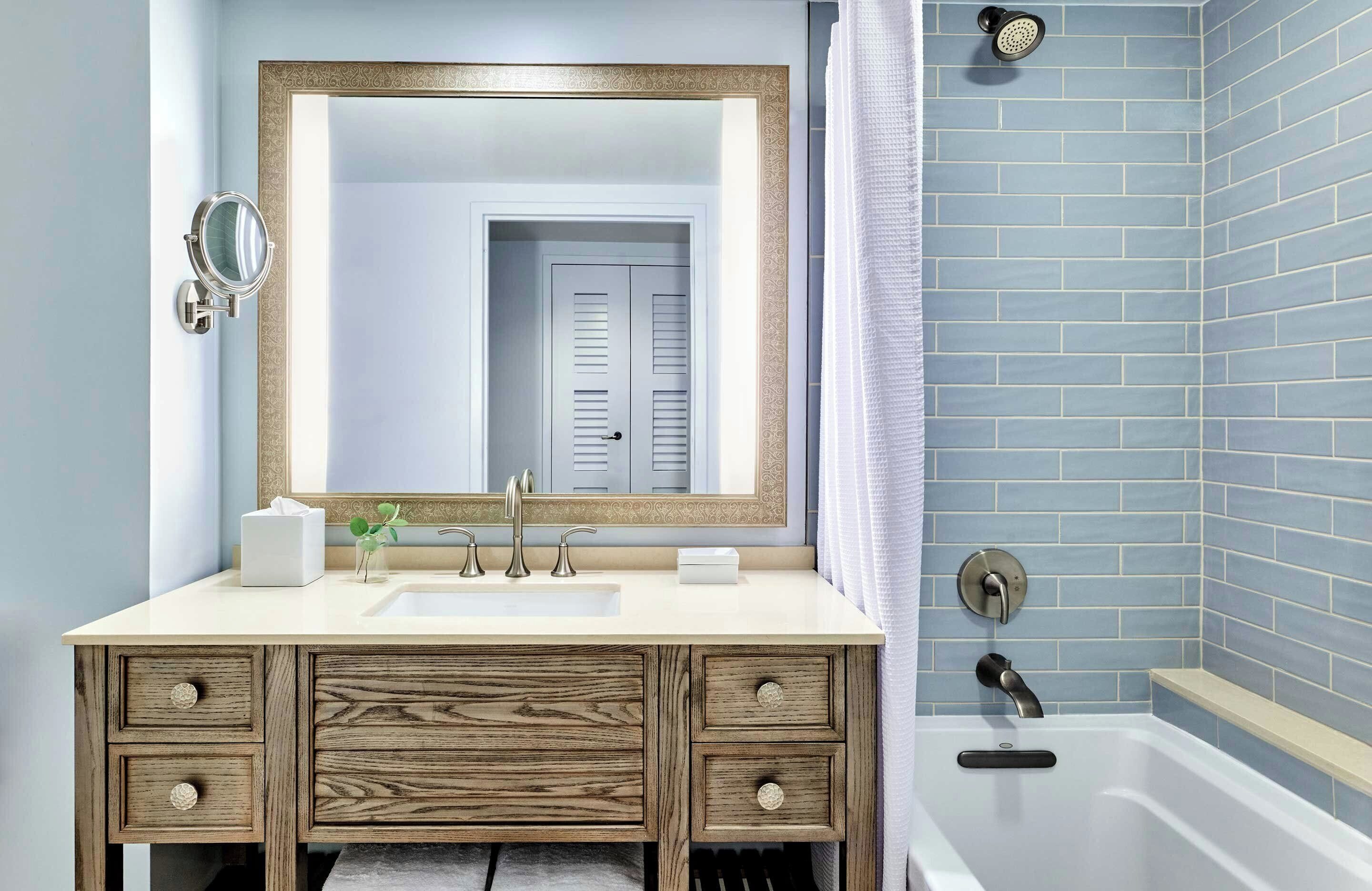 Rainfall showerhead, designer toiletries, hair dryer, bathrobes