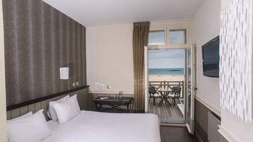 Double Room, Terrace, Sea View | Premium bedding, memory-foam beds, free WiFi
