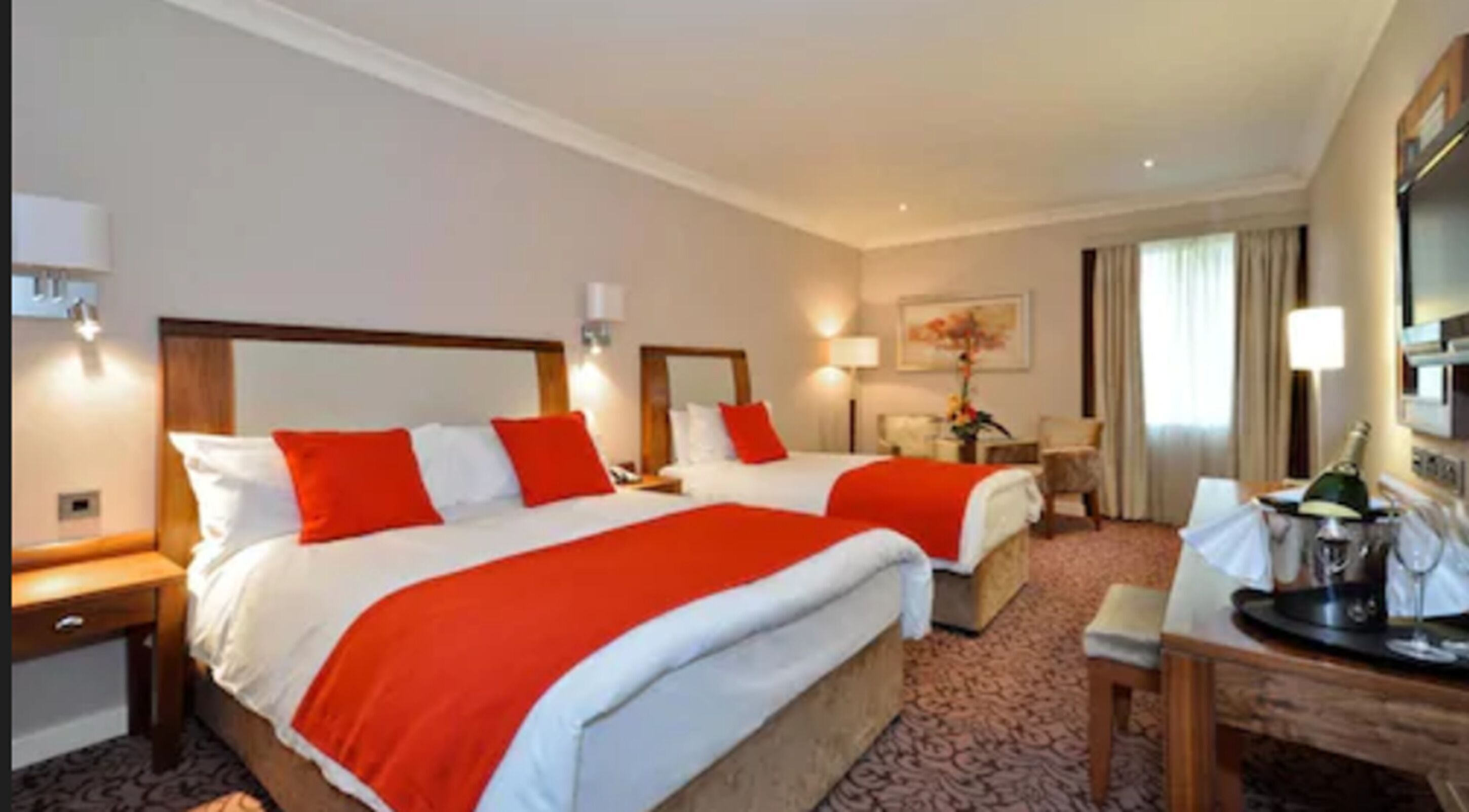 In-room safe, desk, blackout curtains, iron/ironing board