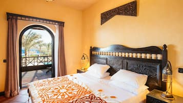 Habitación doble | Sábanas de algodón egipcio y minibar