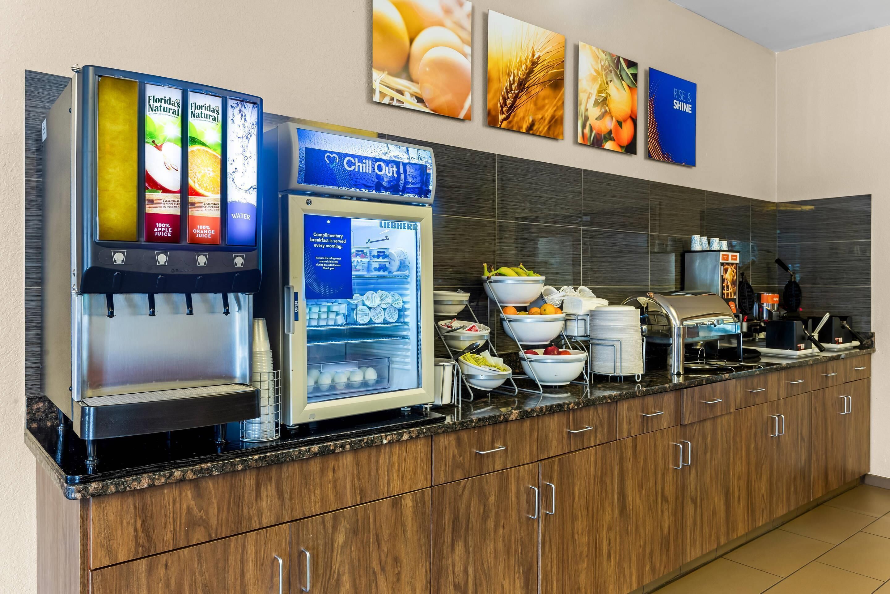 Buffet déjeuner gratuit