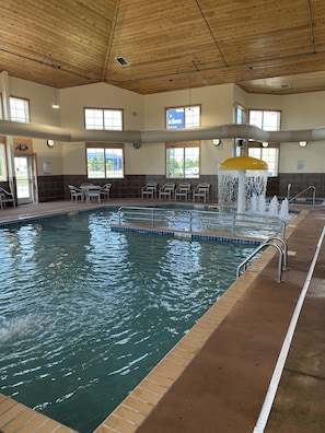 Indoor pool, open 8:00 AM to 11:00 PM, pool loungers - AmericInn by Wyndham Fargo Medical Center (Fargo)