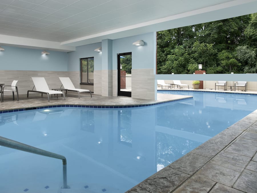 Indoor pool, seasonal outdoor pool