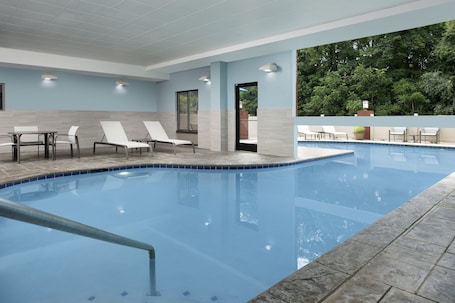 Indoor pool, seasonal outdoor pool