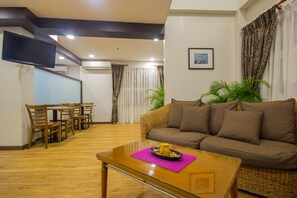 Sala de estar en el lobby