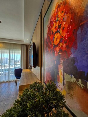 Chambre Deluxe Double ou avec lits jumeaux, vue piscine