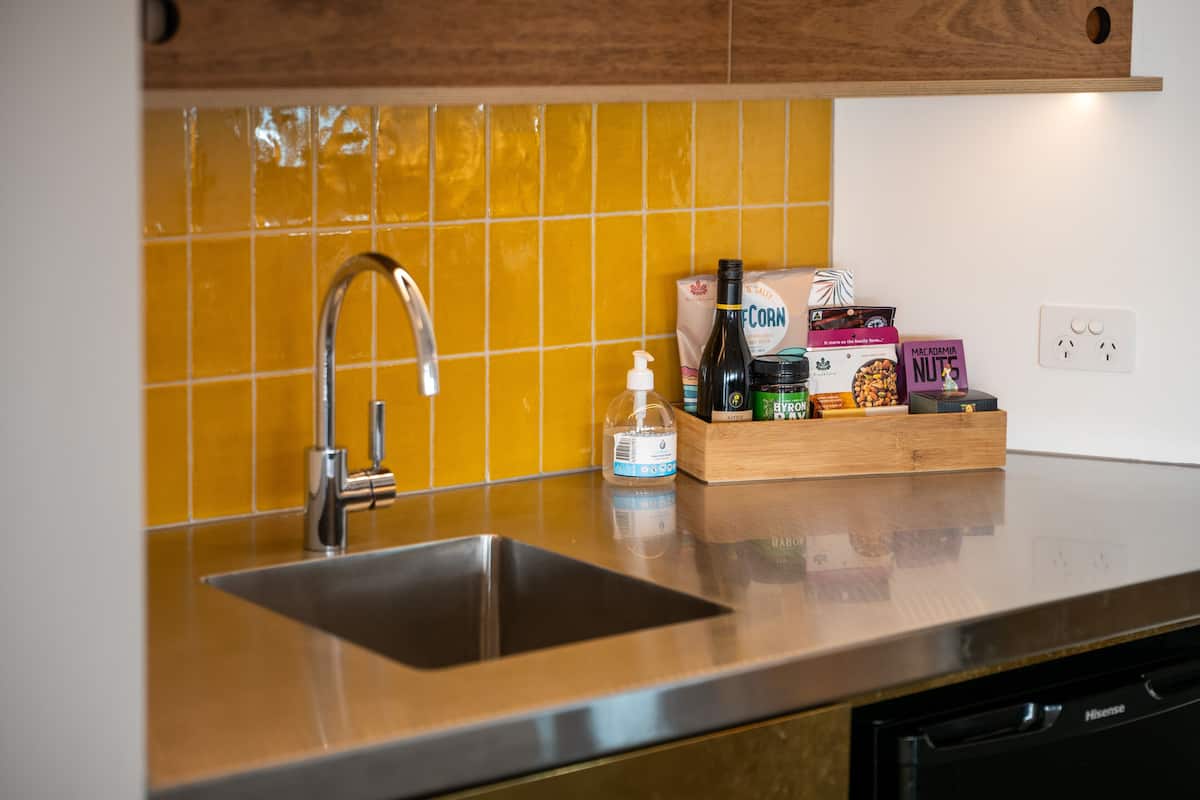 beachfront penthouse | private kitchenette | mini-fridge, electric kettle, toaster