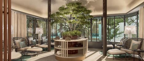 Salas de tratamiento para parejas, baño turco/hammam