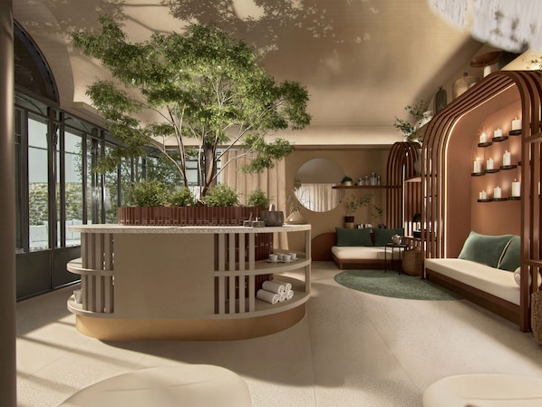 Couples treatment rooms, Turkish bath, body treatments - Grand Hôtel de Courtoisville (Saint-Malo)