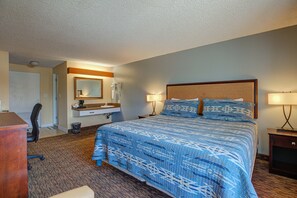 Literie de qualité supérieure, surmatelas, bureau, rideaux occultants