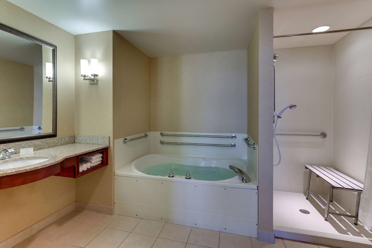 free toiletries, hair dryer, towels, soap