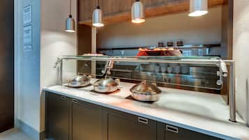 Daily cooked-to-order breakfast for a fee