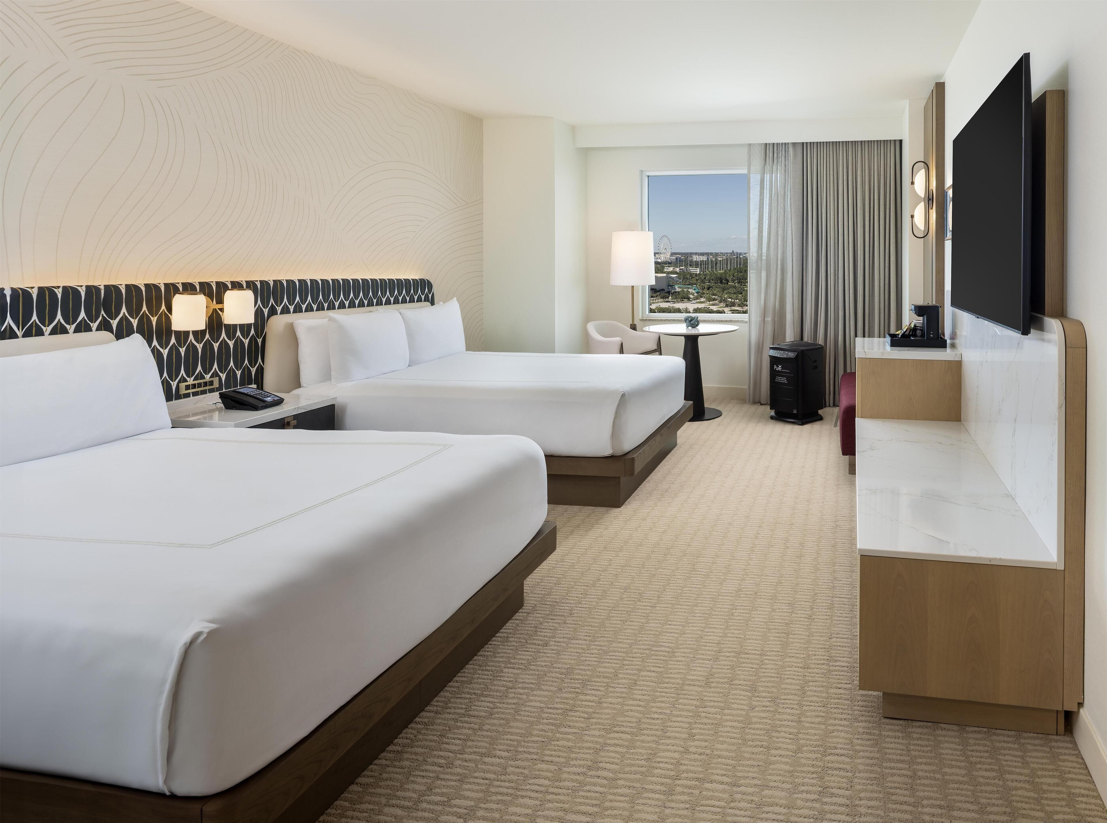 Room, 2 Queen Beds (Pure Allergy Friendly) | Premium bedding, down comforters, in-room safe, desk