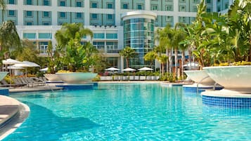 2 outdoor pools, cabanas (surcharge), pool umbrellas