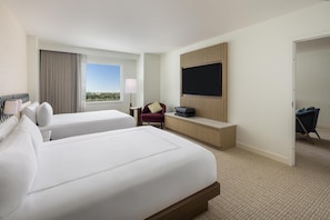 1 Bedroom Suite - 2 Queen Beds | 1 bedroom, premium bedding, down comforters, in-room safe
