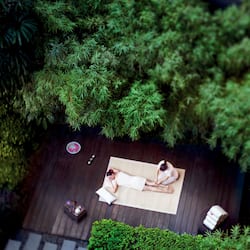 Espace de soins pour les couples, sauna, bain à remous, hammam