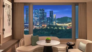 雅致園景大床房 | 1 間臥室、高級寢具、迷你吧、客房內保險箱