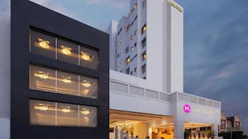 Voorkant van accommodatie